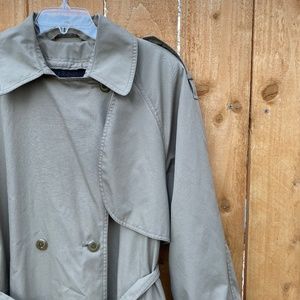 FSL Collection Tan Lined Trench Coat